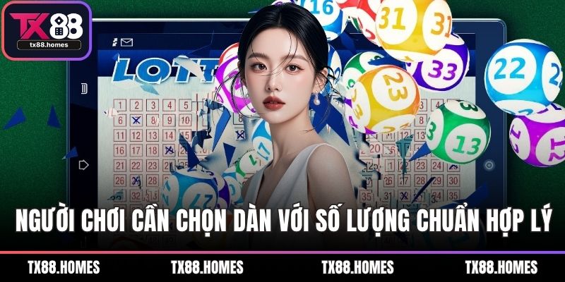 Người chơi cần chọn dàn với số lượng chuẩn hợp lý